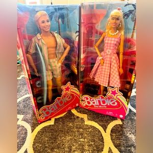 Barbie The Movie Barbie Doll & Ken Surfer Doll
